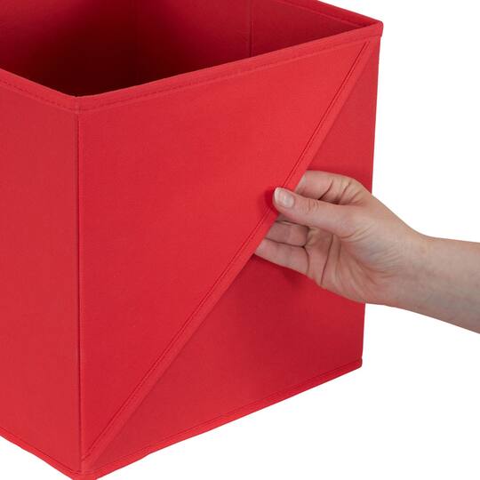 Household Essentials Storage Cubes with Diagonal Handle, 6ct.